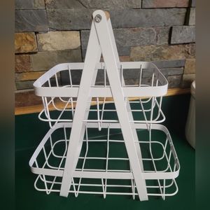 Cute Farmhouse Tiered Basket 😍 C1